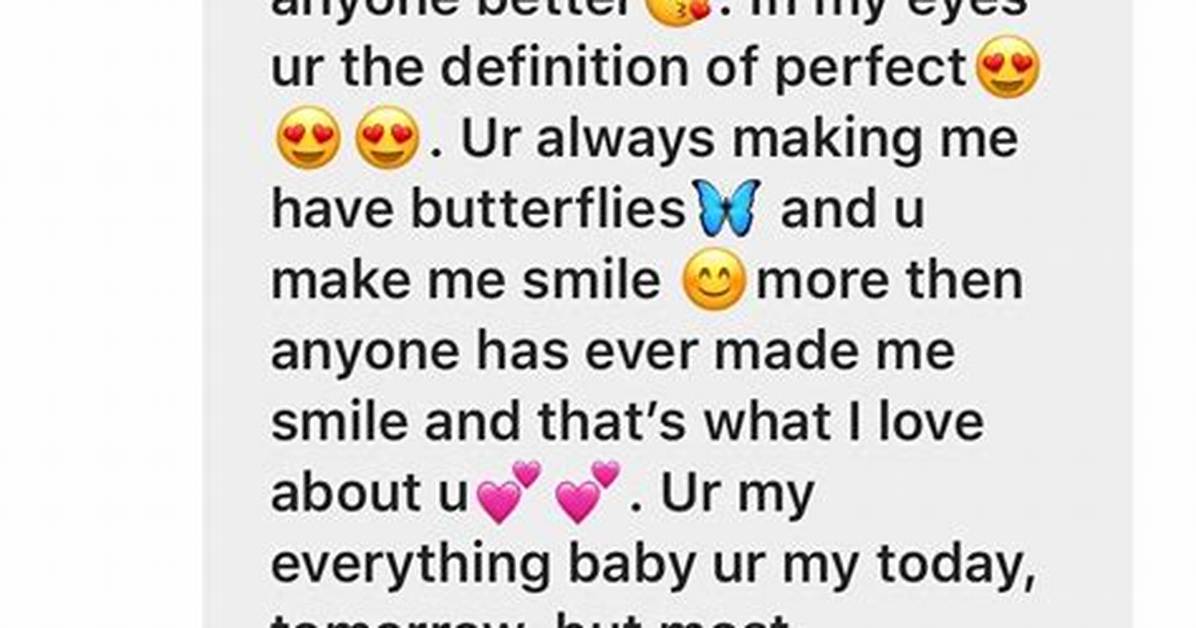 A Heartfelt Paragraph to Send Your Boyfriend