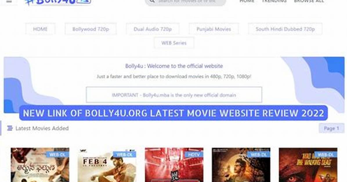 Bolly4U. Org 300: Your Ultimate Destination for Entertainment