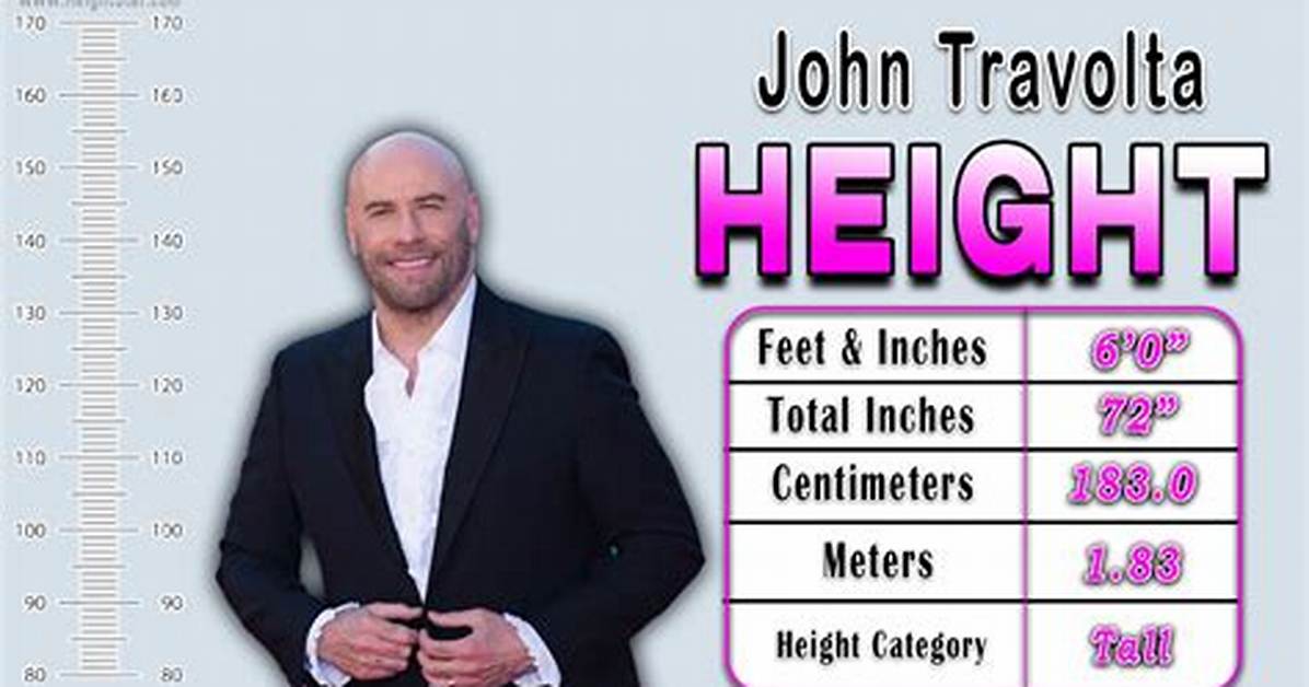 John Travolta's Height and Its Role in Shaping His Career