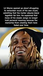 Lil Wayne Says He Can't Remember His Own Songs Due to Memory Loss: 'I Wouldn't Even Know What We Tal
