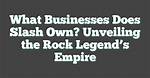Unveiling the Earnings of a Rock Legend